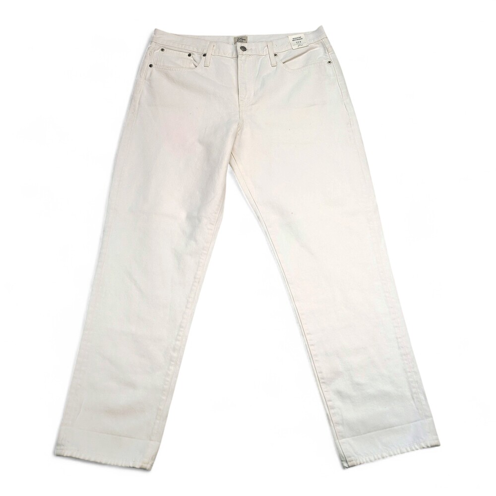 J.Crew Boyfriend Jeans Plus Size 32 White Denim‎